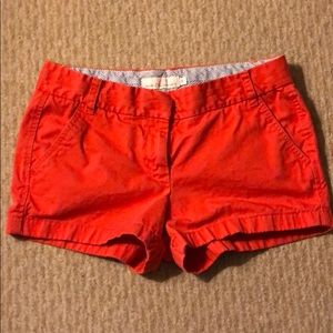 J.Crew 3” Chino Shorts Orange 🍊